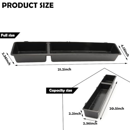 4 Pack Chicken Cage Tray Plastic Feed Trough Bucket for Chicken Duck Pigeon Goat Livestock Pet Poultry (Black, Length 21.2 inches)