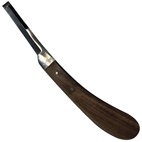 Narrow Blade Right Hand Double Edge Hoof Knife - Ideal Tool for Precision Hoof Trimming