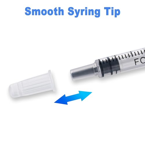 12pack 1ml Syringes Without Needle Plastic for Liquid, Measuring, Ink Refilling, Oil, Liquids Glue Applicator, With Cap - style: 1ML