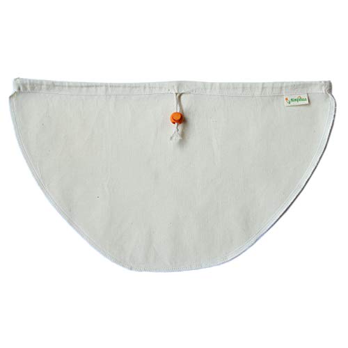 Greek Yogurt Strainer Pouch, Organic Cotton (16"X9") / Reusable Cheesecloth Alternative