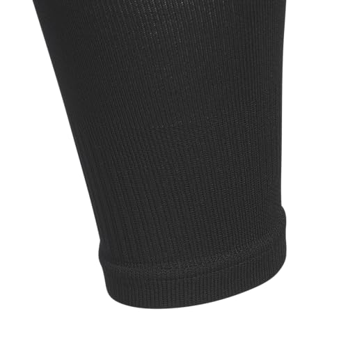 adidas Unisex Metro Soccer Socks or Calf Sleeves (1 Pair) Over-the-Calf | Unisex, 1-Pack, Cushioned Impact Zones, Moisture-Wicking, Calf Compression, Versatile Layering, Game & Practice Ready - color: Black/White/Calf Sleeve, size: Medium, style: Calf Sle