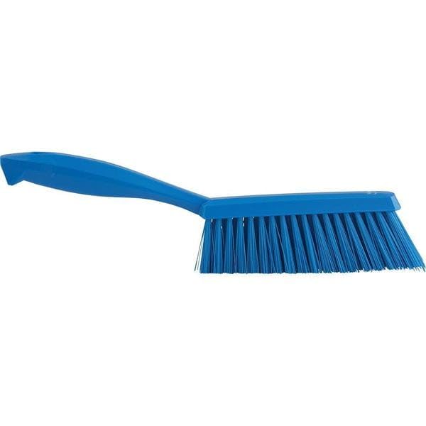 Vikan 45893 Bench Cleaning Brush, Polypropylene/Polyester Medium Bristle Dustpan Brush & Sweeper, 14 Inch, Blue - color: Blue, size: 4589