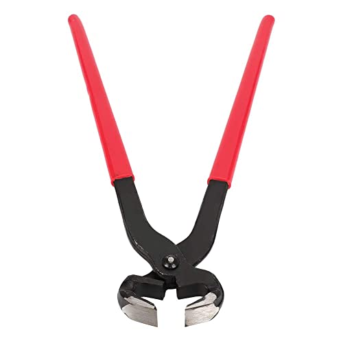 16in Steel Hoof Nipper Trimmer Cutter, Horse Shoeing Nail Cleaning Tool, Easy to Use, Anti-Wear, 45# Sturdy Steel Material, for Professional Farriers and Horse Owners