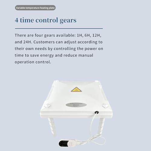 Chicken Coop Heater 20 Watts Heat Chicken Heater Energy Efficient Design Safer Than Brooder Lamps Heater for Chicken Coop