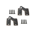 QCAA Solid Brass Shutter Bar/Door Latch, 7/8" x 2-3/32", Classic Bronze, 2 Pack, Made in Taiwan - color: Classic Bronze, size: 2 Pack