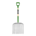 Truper TruTough Ensilage Fork, Manure/Bedding Fork, 10 Tines, 30-Inch Wood Handle with Poly D-Handle (Model BPJ-10/30330) - size: 30-Inch, style: Tru Tough - Manure/Bedding Fork 10-Tine