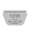 10W Dog Grooming Wide Blades,Compatible with Andis,Oster A5,Wahl KM10 | Cut Length 1/16”(1.5mm) - color: Silver, size: 10W 1.5mm