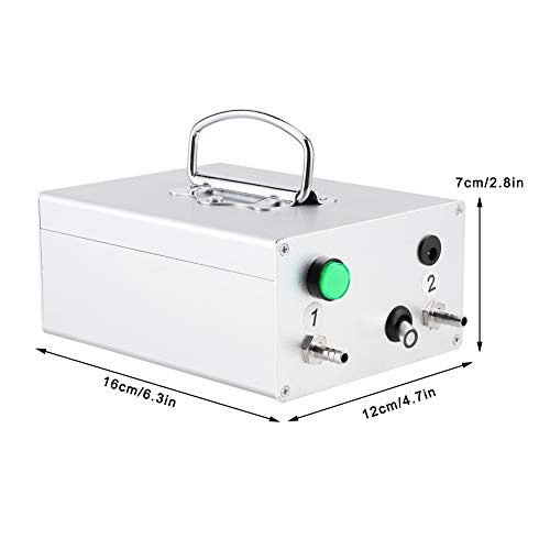Fockety Milking Vacuum Pump for Goats, 48W 12V Portable Large Suction Pneumatic Pulsator Electric Milking Machine VacuumPump Milker Automatic Livestock Milking Equipment for Donkey Sheep Cow Horse(US)