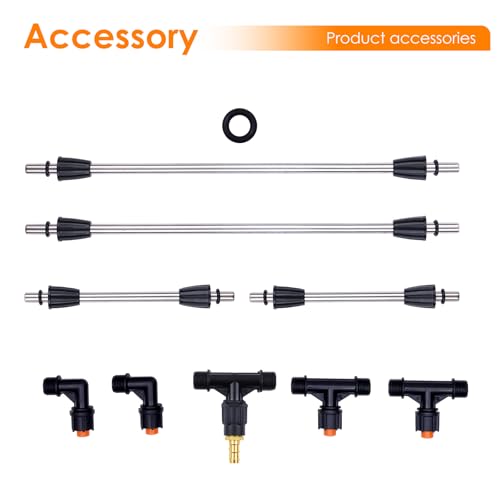 Metal 4-Nozzle Poly Boom Wand – Easy-to-Assemble Sprayer Boom for Your Tractor or ATV Spray System