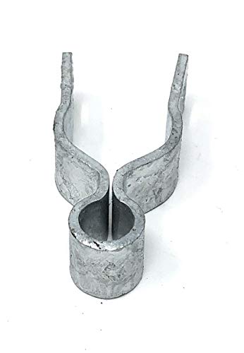 Pressed Steel Chain Link Fence Frame Hinge w/Bolt - (2 Sets Pack) (1-3/8") - size: 1-3/8 Inch