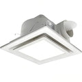 8 * 8" Bathroom Exhaust Fan with Led Lights, 125 CFM Whisper 1.0 sone, 8"x8" Opening, 9.3" Housing Ceiling Vent, Extractor for Ventilation, Garage, Basement, Kitchen - size: 8“ openning with Led