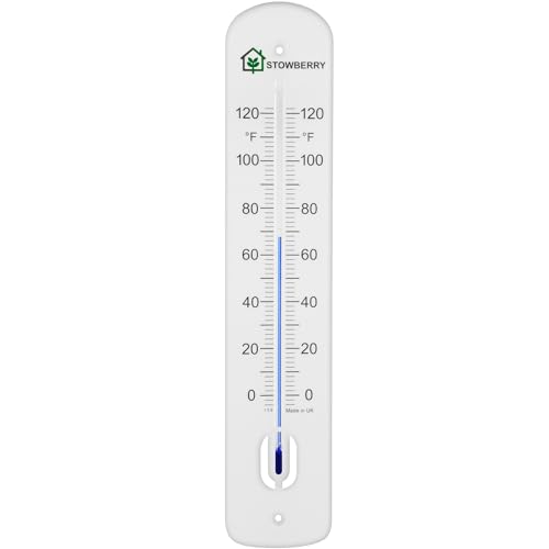 Room Thermometer – Large 15 Inch Indoor or Outdoor Temperature Gauge for Room, Greenhouse, Garden, Patio, Home, Office, Balcony