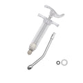 10ML Syringe with Drench Nozzle, Adjustable Dosage Detachable Drench Livestock Birds Feeding Syringe Gun for Cats Dogs Kitten Puppy Bunny Small Animals Newborn Pet Feeder Nursing Supplies (XS-10ML) - size: XS-10ML