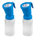 QMARK Teat Dip Cup, Blue, 300 ml, 2 Pack | Non Reflow, Nipple Cleaning Disinfection, For Cow Sheep Goat, Non-Return Teat Dipper