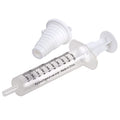 EZY DOSE Kids Baby Oral Syringe & Dispenser Calibrated for Liquid Medicine, Reduce Mess and Spills, Easy Way to Orally Administer Medication, 10 mL/2 TSP, Includes Bottle Adapter, Clear, BPA Free - size: 10 mL + Bottle Adapter