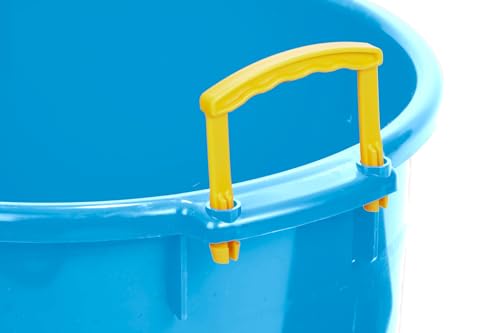 Little Giant® Plastic Muck Tub | Durable & Versatile Utility Bucket with Handles | Muck Bucket | Durable Handles | 70 Quart | Berry Blue - color: Berry Blue, size: 70 quart