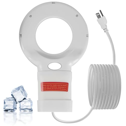 500W Trough Heater & Stock Tank De-Icer - Made from Aluminum with Teflon Coating for Better Corrosion Resistance