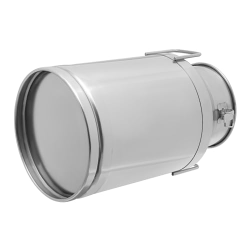 DYNAMI 10.6Gal Stainless Steel Milk Bucket With Faucet,Thickened Stainless Steel Milk Can with Sealing Lid,Large Liquid Container Storage,for Milk,Wine, Oil Storage Transport (40L/10.6gal,w/Faucet) - size: 10.6gal