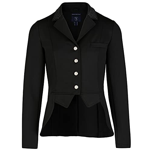 HORZE Carla Women's Equestrian Classic Four-Button Competition Horse Show Jacket - size: 8