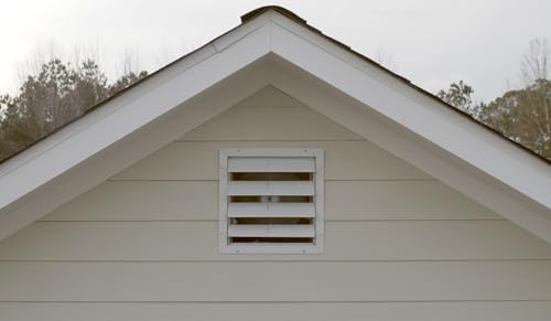 Master Flow GAF 1600 CFM Power Gable Mount Fan With Humidstat & Thermostat (HT1): Easy Installation & Efficient Exhaust Ventillation|High Airflow Capacity for attic spaces upto 3000 sq.ft. - EGV6HT - size: 1600 CFM, style: Humidistat & Thermostat