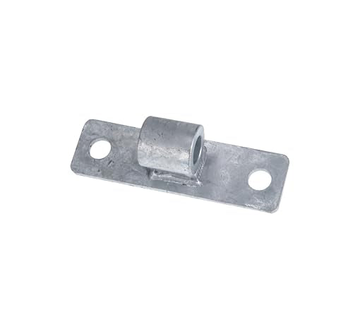 Gate Hinge Wall Mount Gate Hinge for 5/8'' Pin Chain Link Fence Post Hinge (2 Pcs) (Pack of 2) - size: 2 Pcs (Pack of 2)