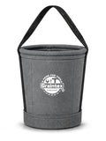 Graintex Canvas Utility Bucket 12"x10"x15". Tapered Tool Bucket, Reinforced Base & Carry Handle, Ripstop Canvas, Multi-Purpose Bag for Jobsite, Gardening, Home Use (Steel Grey) - color: Steel Grey
