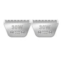 30W Wide Blades for Dog Grooming, Szie #30W(0.5mm) | Dog Clipper Blades Compatible with Andis, Oster A5, Wahl km10, Stainless Steel, For Dog, Cat, Horse - style: #30W(0.5mm)/2PCS