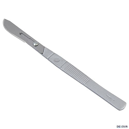 Dissection Kit for Biology Lab & Anatomy - Stainless Steel Scalpel Knife Set for Medical & Veterinary Students, KIT1-5 Pcs - style: KIT1 - 5 Pcs