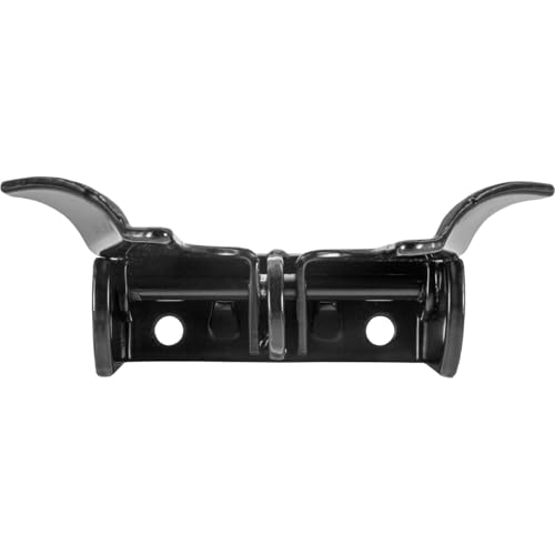 Black Wall Mount 1-3/8" Flat Back Butterfly Latch - Chain Link Fence Gate Latching Hardware - size: BLACK 1-3/8"