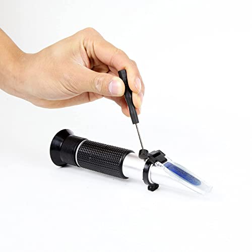 Ade Advanced Optics MILK20 Milk Concentration Refractometer Tester 0-20% Scale with Automatic Temperature Compensation