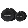 COOL-ANGLE Makeup Sponges Latex-Free Blender 2 XL 2 Medium Black | Seamless Blending Coverage, Liquid Foundation And Concealer Compatible, For Hard To Reach Areas, Wet Or Dry Application - color: B3:Black*4
