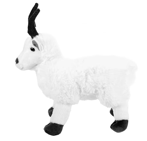 The Petting Zoo Mountain Goat Stuffed Animal, Wild Onez, Kids Gifts, 12 in | Mountain Goat Realistic Wildlife Zoo Animals by Zoologee. Great Toys for Girls and Boys. Plush Gifts for Kids
