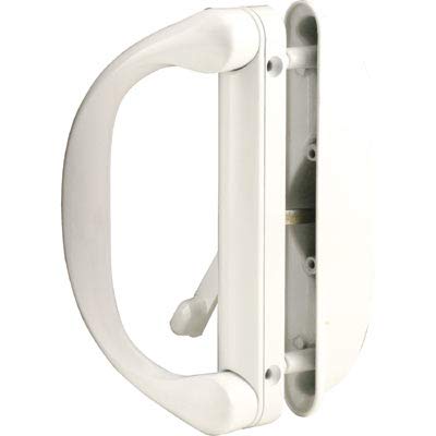 Sliding Patio Door Handle Set for Milgard, White - color: White
