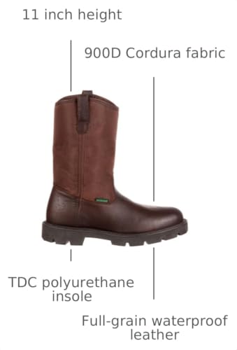 Georgia Boot Men's Homeland Waterproof Wellington Work Boots - size: 13