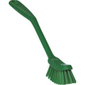 Vikan - Fine Dish Brush - Heavy-Duty, Narrow, Slip-Resistant Cleaning Brush, Polypropylene, Polyester Bristle, 11 Inch, Green, (42872) - color: Green, size: 1 Count (Pack of 1)