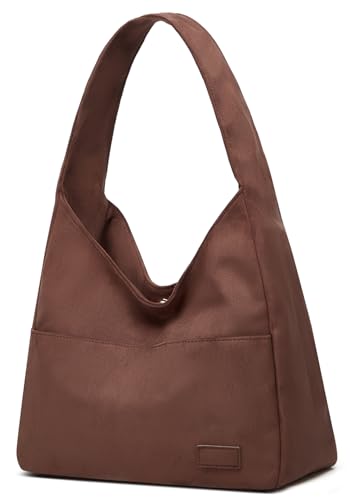 Women Tote Handbags Chic Vegan Leather Tote Bag Purse Stylish Casual Trendy Large Soft Shoulder Bag - color: C-coffee