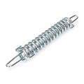 6 Pcs Tension Spring, High Tensile Electric Fence Spring Maintaining Tension, Heavy-Duty Electro-Galvanized for Agricultural Fencing, Silver