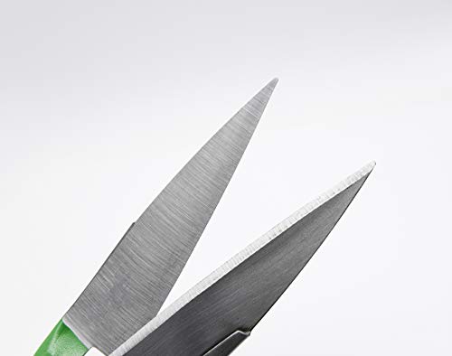 Sheep Shear Grass Shear Alpaca Shears R Shaped Design For Large Thick-Haired Animal Grooming (Green) - color: Green
