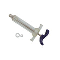 Reusable Veterinary Syringe Without Dose Nut – (10cc) - For Livestock Use | Durable Plastic Barrel | Luer-Lock & Luer-Slip Compatible | Equine, and Veterinary Use | Available in 10cc, 20cc, 30cc, 50cc - size: 10cc