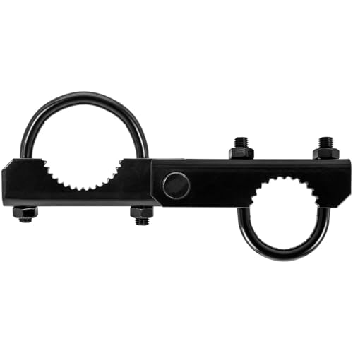 Black Commercial 180° Gate Hinge - Fits 2-3/8" Post & 1-5/8" to 1-7/8" Frame (Case of 10) - size: 2-3/8" Post - Case of 10