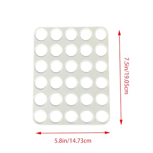 2 PCS Small Quail/Bird Egg Trays, Quail Egg Container, Quail Egg Tray Inserts Compatible with Dollar General's Fresh Start Refrigerator Storage Bin (Clear Plastic Tray not Included