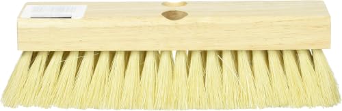 08755 Tampico Deck Scrub Brush with 1 Tapered and 1 Threaded Hole, 10-Inch (Pack of 12) - size: 1 Count (Pack of 12)