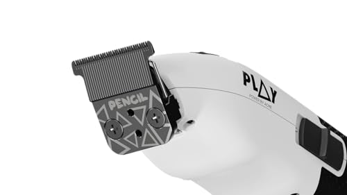TPOB Play Professional Barber Hair Trimmer for Men 7000 RPM (White) - color: White