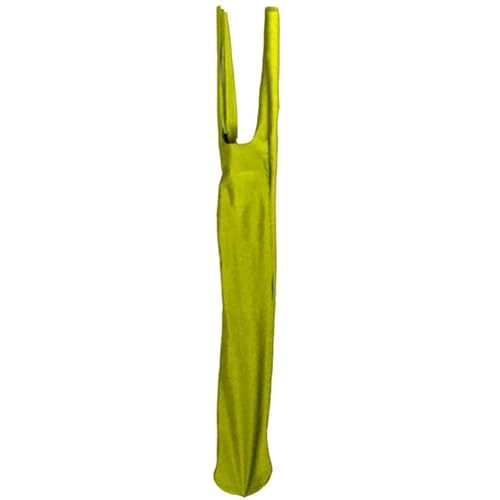Sleazy Sleepwear Tie Tail Bag | Braided Tail Protection w/Stretchy Ties | Rugged Lightweight Breathable Slip-On Horse Guard, Neon Green - color: Neon Green