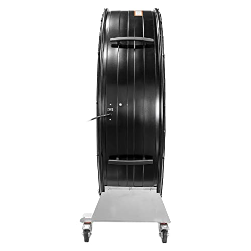 Maxx Air 60 Inch High Velocity Industrial Belt Drive Drum Fan | Heavy Duty Barrel Fan with Durable Rolled Steel Housing | Commercial, Garage, Workshop, or Warehouse Use | 19,000 CFM