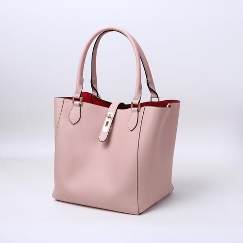 sqlp Large Work Tote Bag for Women Big Bucket Purses Designer Handbags - color: Nuse