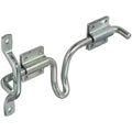 National Hardware Sliding Bolt Gate Latch, Steel, Zinc Plated | Slide Bolt Secures Metal Farm and Fence Gates; Reversible for Right or Left Hand Swing, Padlockable