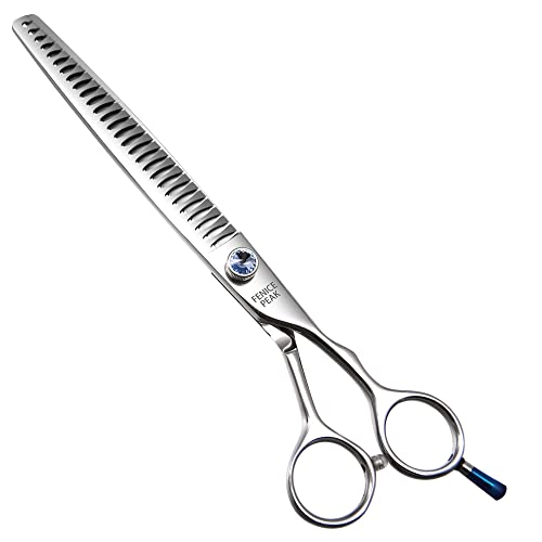 Fenice Professional 7/7.5/8 Pet Grooming Scissors Thinning Cutting Shears for Dog s/Cats Thinning Rate:70-80% (7.5 inch) - size: 7.5''