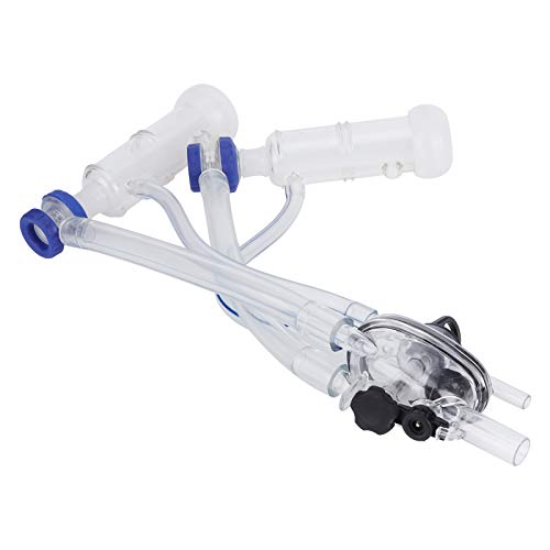GLOGLOW Goat Milking Cluster, Sheep Milking Kit with Milker Claw Assembly for Mobile Milking Machine Teat Cup Milk Collector for Farm Animals | for Mobile Milking Machine, Teat Cup Milk Collector, for Farm Animals