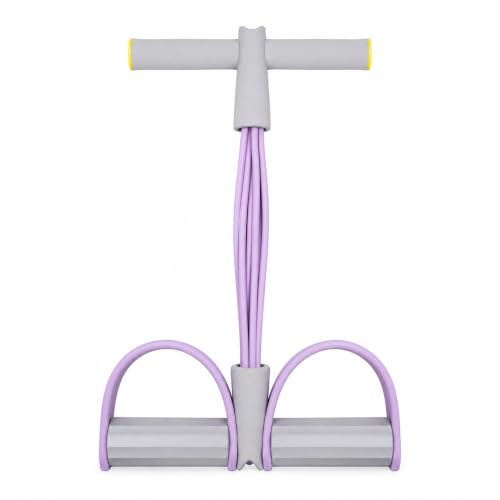 New 6-Tube Foot Pedal Puller Resistance Bands with Handle for Exercise | Multifunction Tension Rope, Elastic Yoga Pedal Puller for Home Fitness and Body Stretching